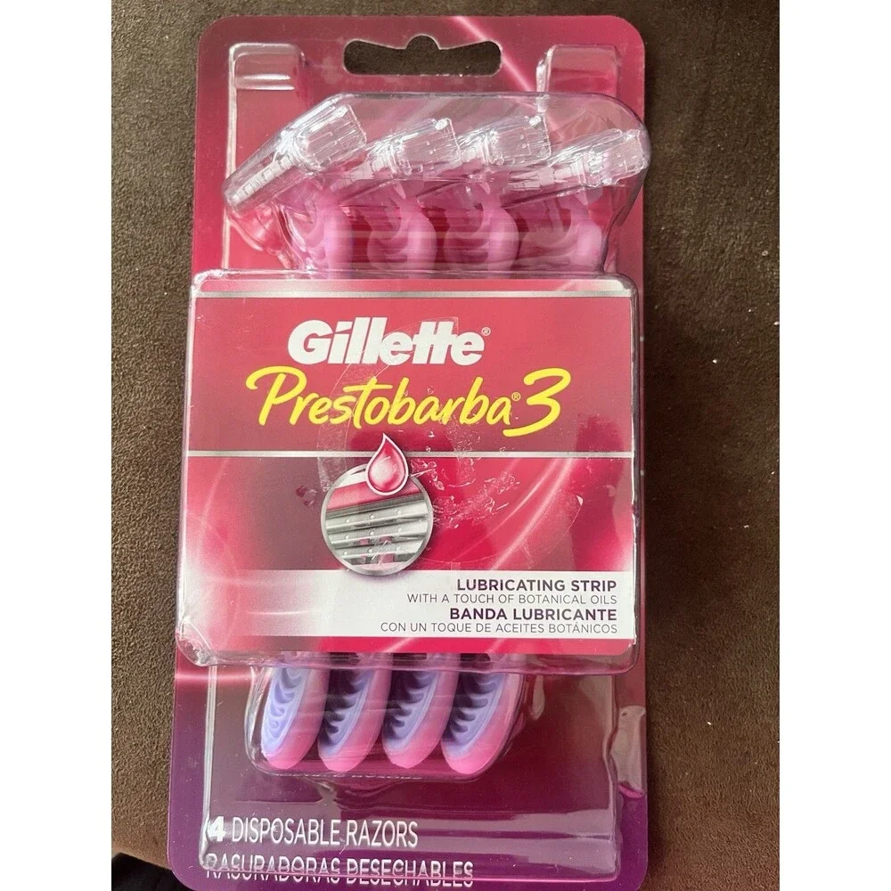 Women’s Gillette 3 Disposable 4 pack Bundle Of 3 Packages